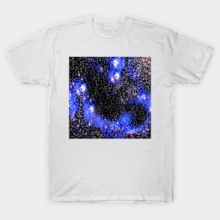 Stars in a Blue Night Sky T-Shirt